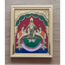 Glass painting- Mahalakshmi